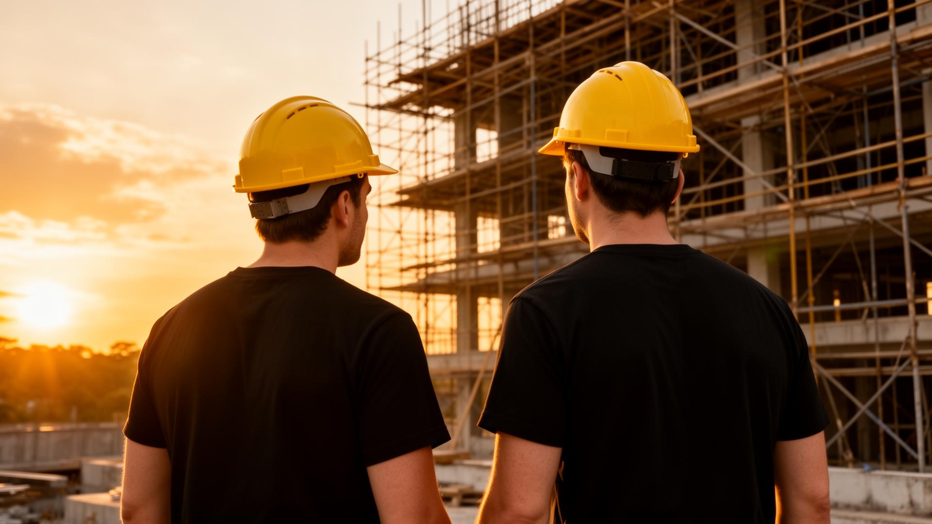 Equipe Avila Empreiteira em obra